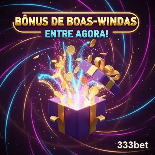 Imagem promocional do 333bet destacando bônus especial, com o logo do 333bet ao fundo.